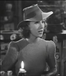 Frances Robinson as Pat Lawrence in 1940's The Lone Wolf Keeps A Date