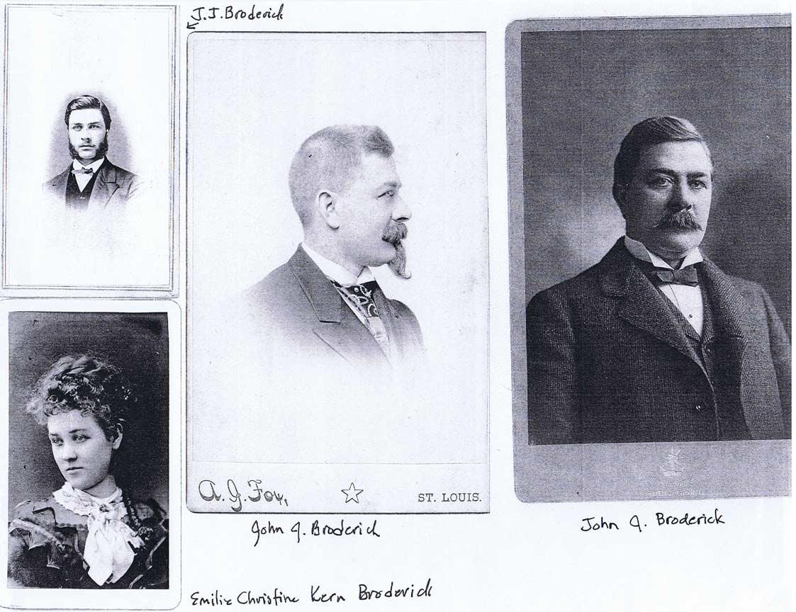 john james broderick and emilie kern broderick